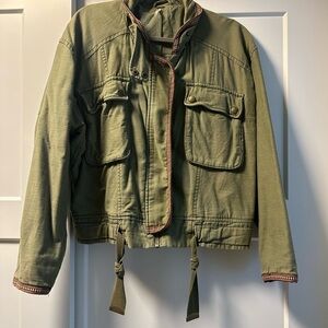 Free People Olive Green Jacket